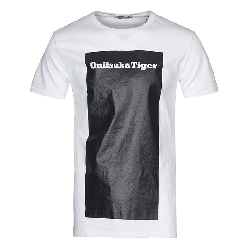 鬼冢虎（Onitsuka Tiger）运动男女休闲复古时尚棉质短袖T恤OKT079 S OKT079-0190（男）