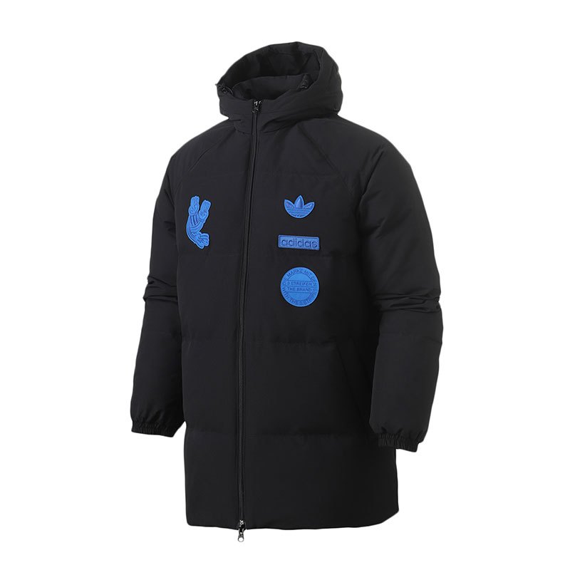 adidas阿迪达斯三叶草2018冬新款男装羽绒服外套保暖休闲运动服DP8562 XXL DP8562黑