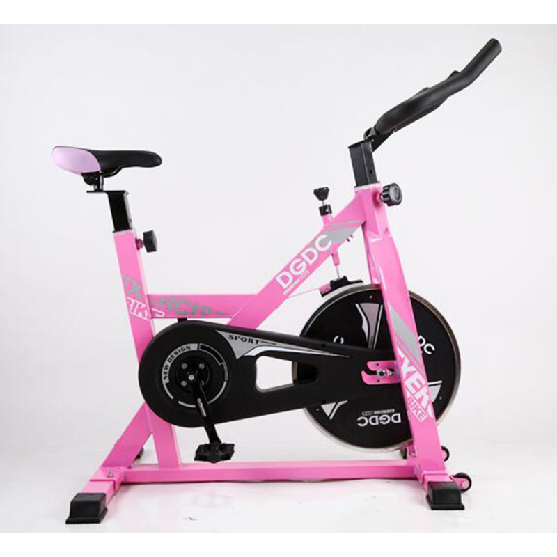 闪电客动感单车健身车室内 运动脚踏车自行车健身器材 豪华款粉色