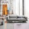 丹麦sofa北欧三人布艺沙发 小户型羽绒乳胶沙发个性客厅家具组合_563_629 双人位（170CM)_粉红色（羽绒款）