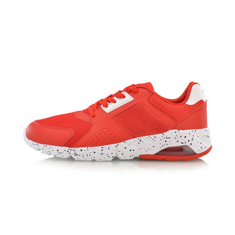李宁(LI-NING)18秋季女鞋跑步鞋女新品女子半掌气垫潮流休闲鞋运动鞋 ARLM038 ARLM038-3亮霓虹/基础白 35.5码