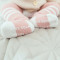 宝宝护膝袜子婴儿加厚毛圈过膝中高筒儿童爬行袜加长袜套简约清新婴童袜子可爱袜子 【S】建议6-12个月 黑色米Q头