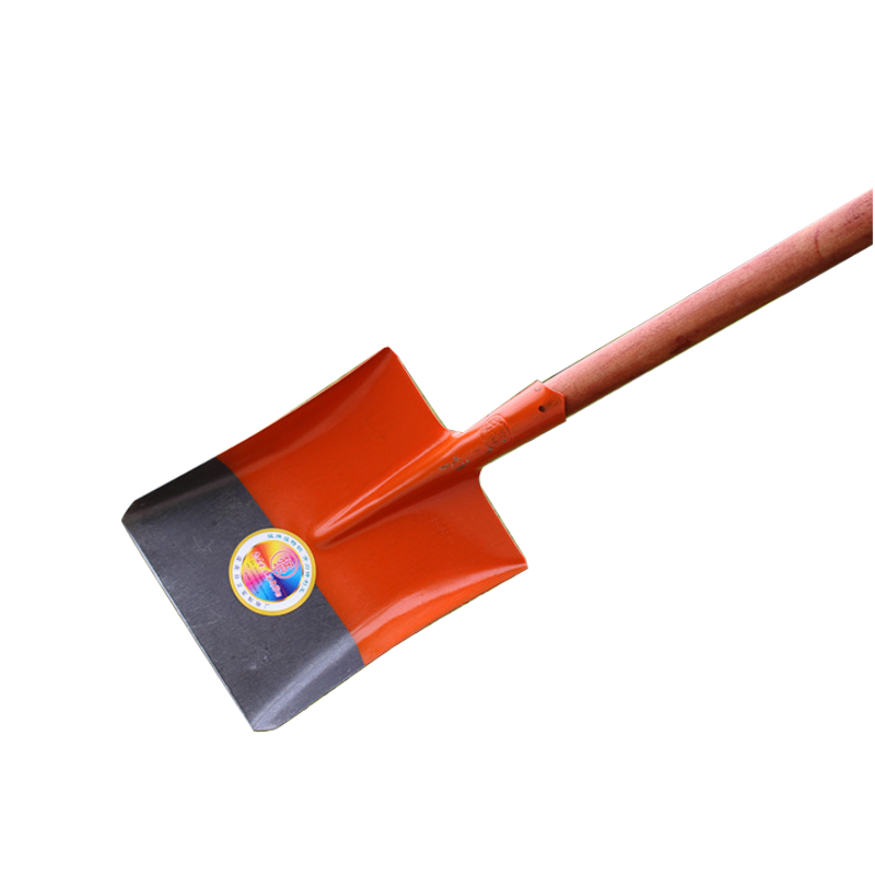 头铁锹 五金工具钢锹头 加厚抛光方锹大号锨头 户外挖土宽头结实铁铲