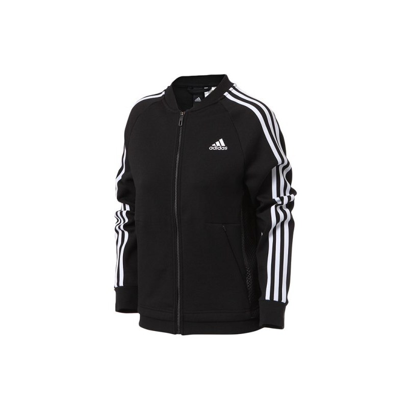 Adidas/阿迪达斯 运动服女装棒球服立领夹克跑步外套CF3863 CF3855 L CF3863