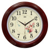 康巴丝挂钟客厅中式电波钟表复古创意欧式时钟实木静音现代大壁钟(913)_16英寸（直径40.5厘米） 2034M