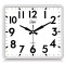 康巴丝客厅挂钟卧室电子钟表创意静音个性时尚日历时钟石英钟家用(956)_14英寸（直径35.5厘米） 白色 普通款