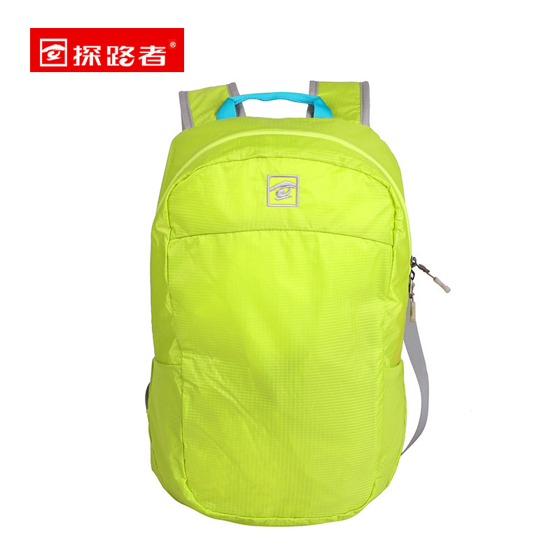 探路者2017春夏新款户外印花男女18升轻便双肩背肤包易收纳_1 KEBE80408-B07X柠檬黄