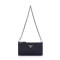 Prada/普拉达 尼龙织物女士迷你手拎包1MB007 黑色