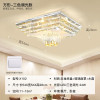 Grevol品拓PINTUOLED吸顶灯客厅灯长方形水晶灯卧室灯温馨大厅灯具