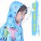 儿童雨衣雨披宝宝雨衣男女童带书包位迷彩雨衣小学生幼儿园雨衣_20 绿色卡通