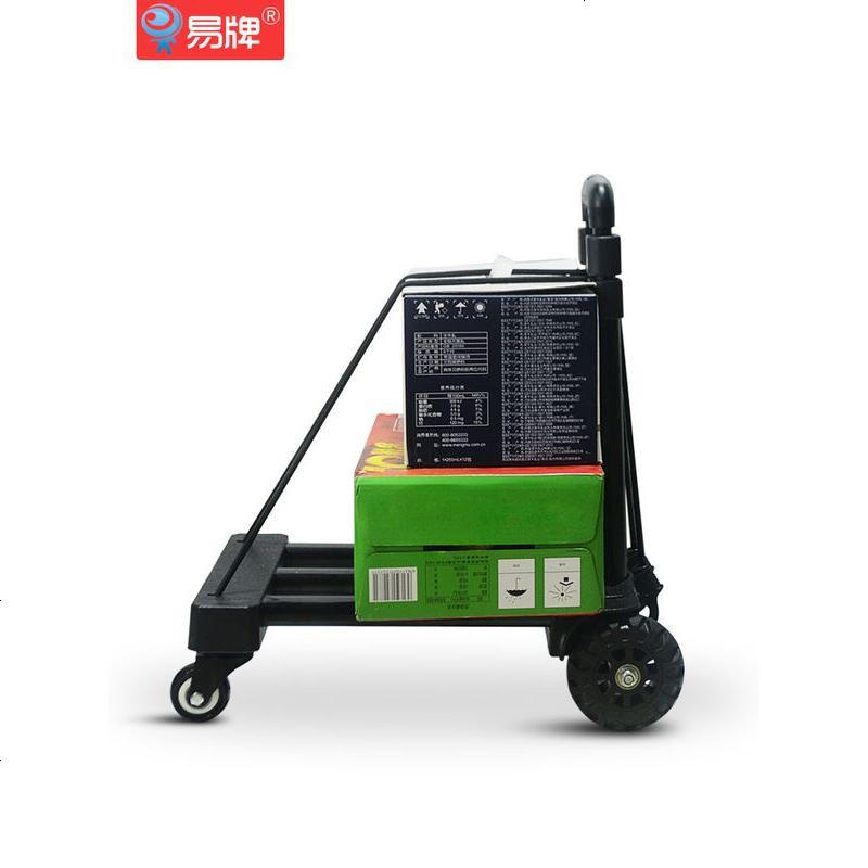 万向轮拉杆车手拉车家用搬运进货小拖车折叠便携载重王四轮行李车_725