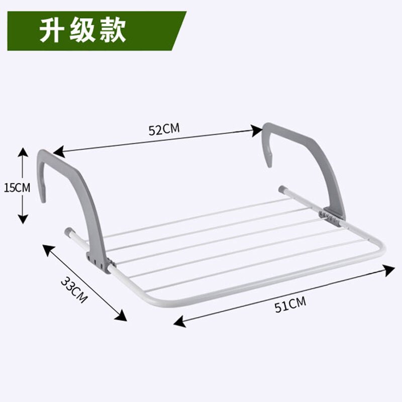 【天天特价】折叠阳台晒鞋架窗台尿布晒衣架浴室毛巾暖气片烘衣架升级款_9 默认颜色