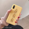 可爱卡通6s苹果x手机壳XSMax/XR/iPhoneX/8plus/7p女款iphon_14 7plus/8plus黄底