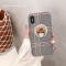 英伦格子动物6splus苹果x手机壳XS/XR/Max/iPhone8plus/7个性女款 iPhoneXSMax猫咪