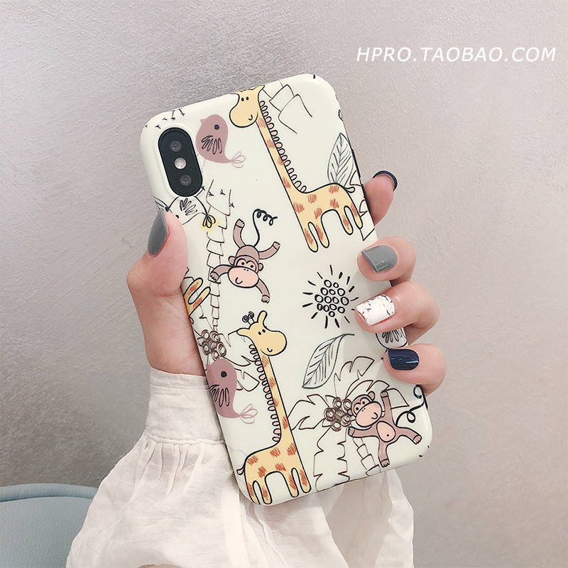 可爱动物6splus苹果x手机壳XS/XR/Max/iPhone8plus/7女款个性硅胶 6/6s