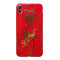 新年红财暴富好运iPhoneXsMax苹果X手机壳Xr/8P/7plus软壳6sp女 7plus/8P(大屏)猪鼻红底烫金有钱IMD软壳