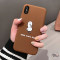 青蛙小鸭子iphoneXsmax手机壳xr苹果7/8plus卡通情侣软壳X女6sp 苹果XR驼色中间一只小鸭TPU软壳
