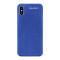 ins风宝蓝色简约iPhoneXS/8/7plus手机壳iPhoneX苹果纯色磨砂6s硬 6plus(大屏)蓝底纯色磨砂全包硬壳