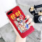 中国风红色财神爷iPhoneX手机壳7p苹果8plus财文字Xsmax软壳6sp 6p/6sp(大屏)发财3童子财神爷红底IMD软壳