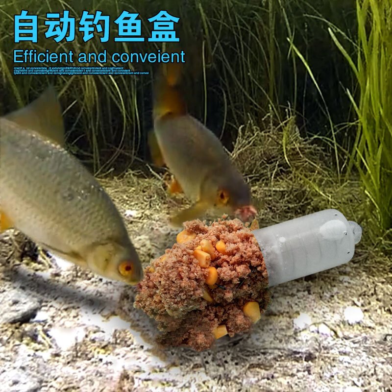 自动钓鱼器钓鱼爆炸钩鱼钩防挂底神钩魔盒漂鱼具用品钓鱼盒(双钩)带卸力8号 四钩+2.7海杆+鱼轮+100线+鱼饵