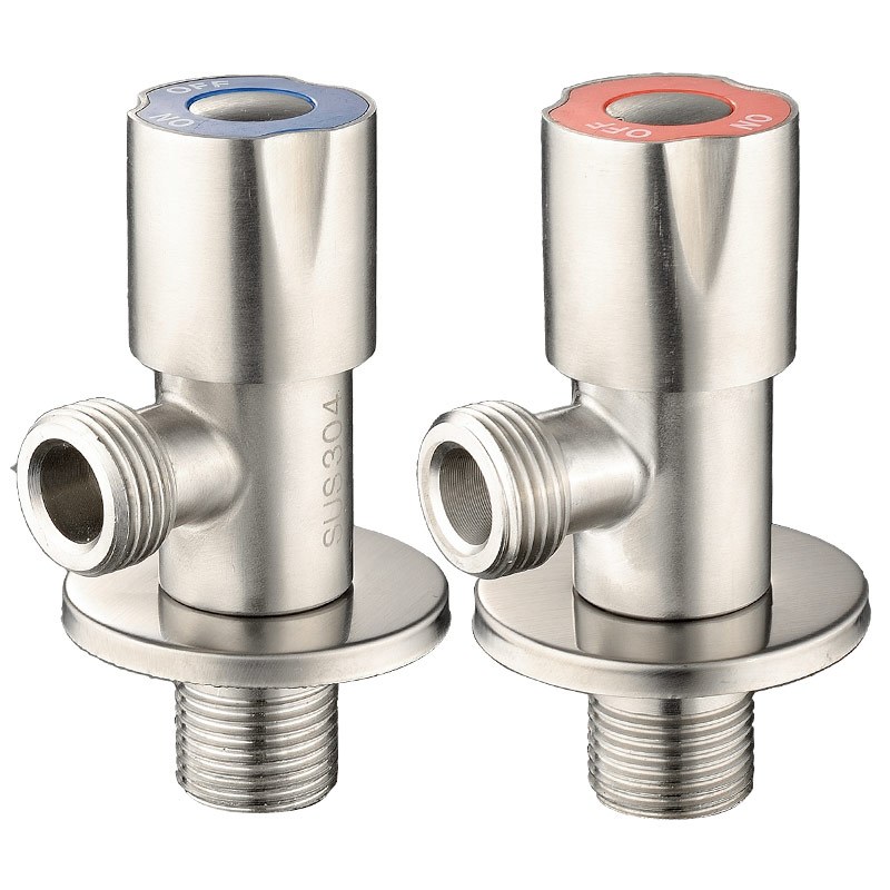 加厚304不锈钢角阀冷热水器角阀4分快开阀马桶阀龙头角阀