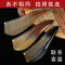 牛角梳子正品天然按摩头部经络梳家用防脱静电纯刻字红檀木梳 24CM左右大号