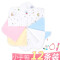 新生儿手帕口水巾婴幼儿洗脸小毛巾喂奶巾小方巾洗澡巾简约小清新婴童口水巾 见详情 12条装