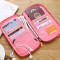 护照包机票护照夹可爱保护套旅行收纳包出国多功能袋包_7 中号玫粉