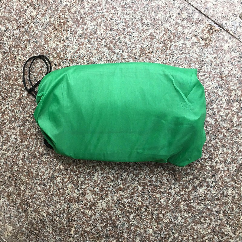 旅行冲气汽垫睡床空气沙发袋便携吹气懒人户外轻便充气沙发成人 草绿（190T涤纶布）