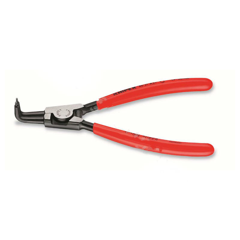 凯尼派克 KNIPEX 46 21 A01外卡簧钳（90°弯嘴，抛光头，塑料套柄）5“ 3-10mm