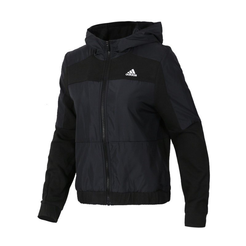 ADIDAS阿迪达斯新款女子上衣外套休闲连帽夹克DH8138 2XL DH8138