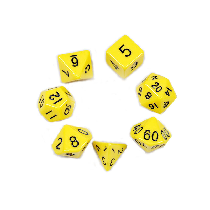 亦兮骰子龙与地下城dnd游戏骰子跑团桌游心算多面骰子一套7个亚克力
