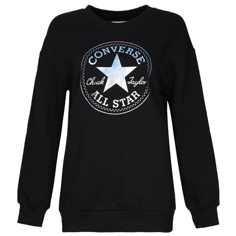 Converse/匡威女装2018春季新款圆领卫衣保暖套头衫10004530-A01 L 10004530-A01