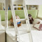 A家家具 儿童床 ET2018 1.35米高低子母床+梯柜