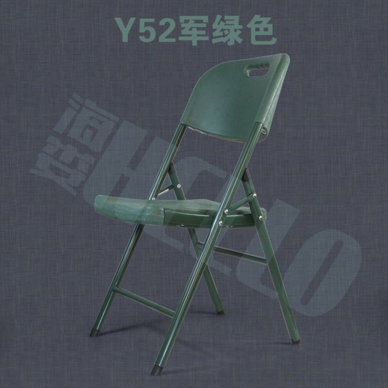 便携可折叠椅办公靠背椅餐桌书桌椅会议学习单人椅子_144_591 军绿色_新款