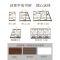 创意书架书柜落地现代简约北欧组合书架置物架小户型客厅书房_911_829 *六个组合（胡桃色）