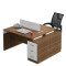 木质职员办公桌员工桌电桌椅组合屏风工作位卡座隔断职员桌 配套办公椅