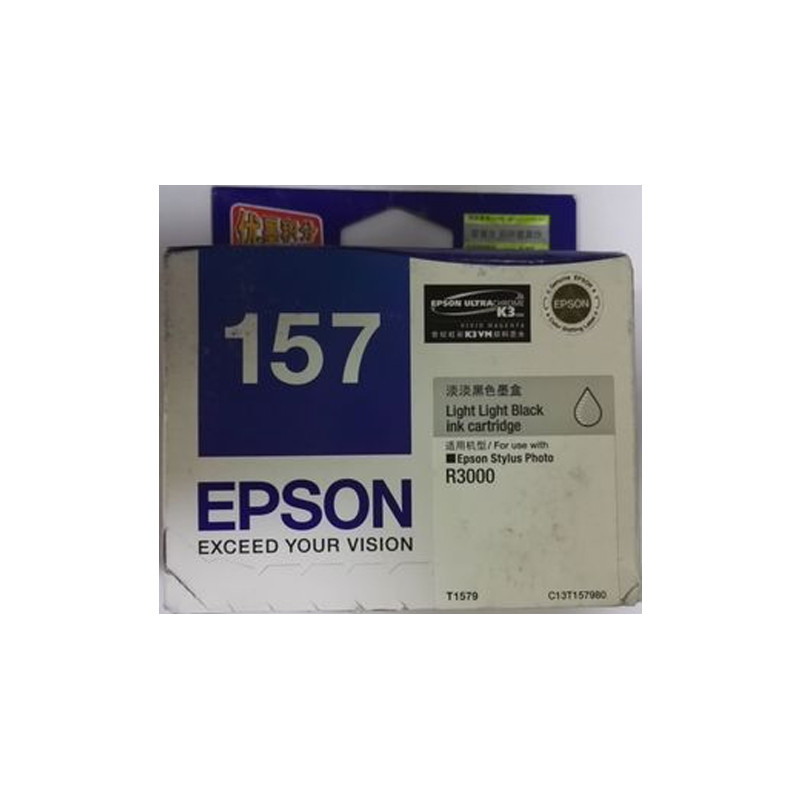 爱普生(EPSON) T157系列墨盒 适用于Stylus Photo R3000 银色