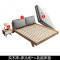 北欧全实木现代简约小户型1.5m1.8米双人婚床日式主卧家具 实木床+床头柜*1+乳胶床垫