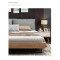 北欧全实木现代简约小户型1.5m1.8米双人婚床日式主卧家具 实木床+床头柜*2+乳胶床垫