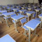 徐州学校单人双人课桌椅中小学生家用小学教室升降桌椅培训学习桌_376_404 双人粉色带椅