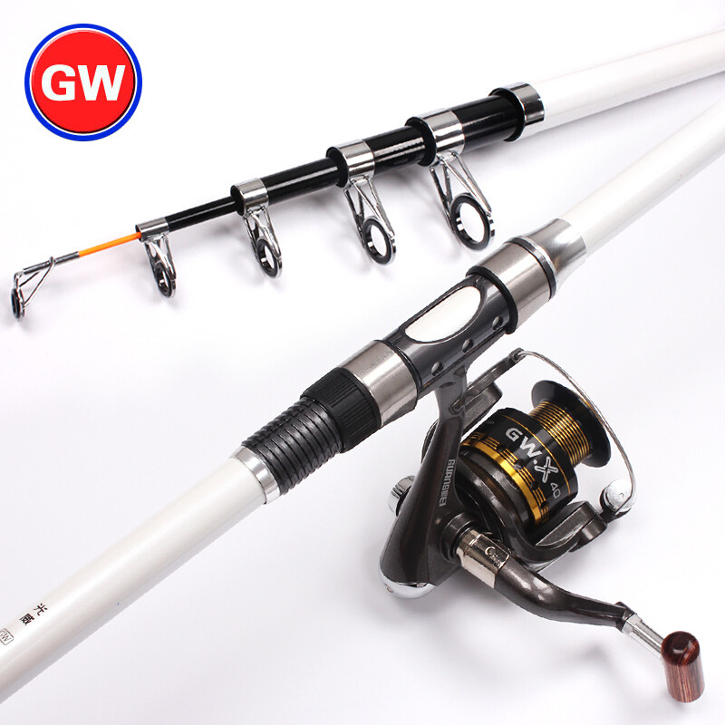 正品新款光威海竿超轻刚胜光威海竿套装组合超硬钓竿碳素钓鱼竿远投竿甩抛竿海杆鱼杆垂钓渔具 默认尺寸 光威刚胜3.6米+11轴渔轮+配件+包