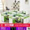 北京办公家具简约现代4人6人位办公桌职员桌椅工作位组合屏风工位_365_302 王字型四人位含柜不含椅