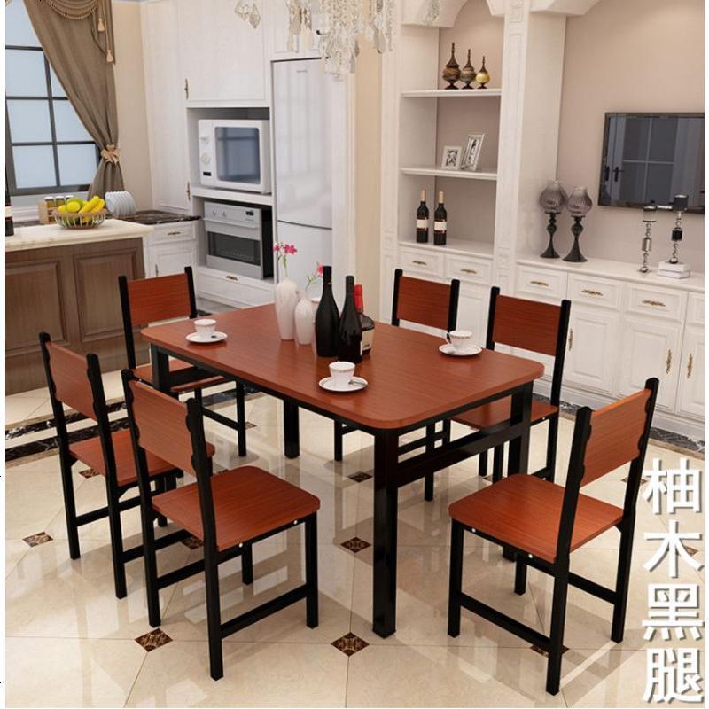 现代小吃店餐桌家用食堂饭店快餐桌椅大排档餐馆餐桌椅组合定制_861_908 加固60*60一桌2椅