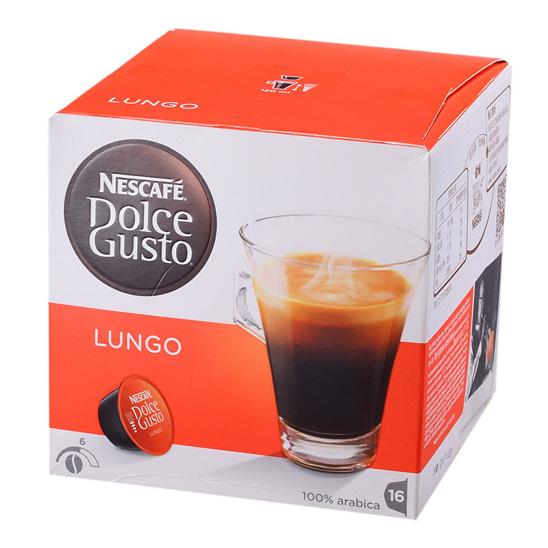 雀巢咖啡dolcegusto美式浓黑咖大杯16颗装