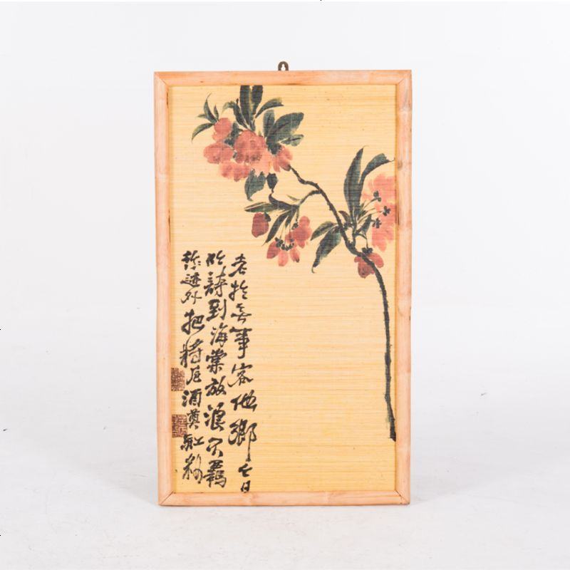新品 老木板日式榻榻米 茶几茶桌椅炕几炕桌飘窗桌矮桌子做旧包邮_890_601 竹画_整装