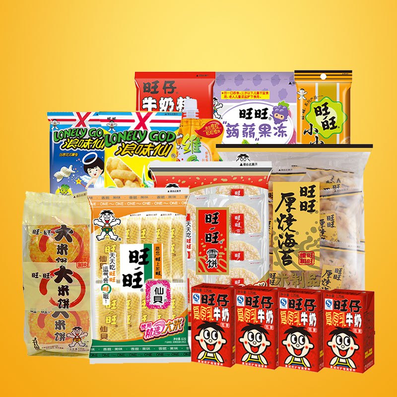 旺旺零食大礼包小吃组合一整箱超大混合装网红散混装一箱休闲食品_7