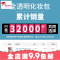 透明化妆包网红同款收纳袋ins少女洗漱品防水小便携2018新款随身_5 咖啡-三角包