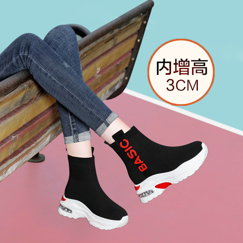 百年纪念 1849 女鞋 黑红 37