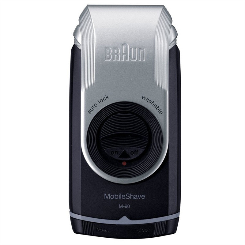 博朗(BRAUN) M90单刀头电动剃须刀 干电池式 全身水洗 灵动贴面 劲能剃须